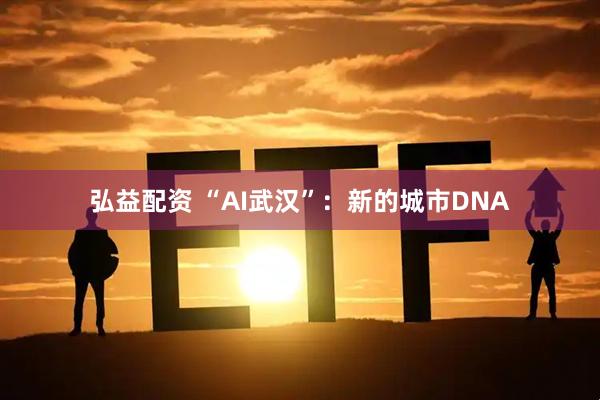 弘益配资 “AI武汉”：新的城市DNA